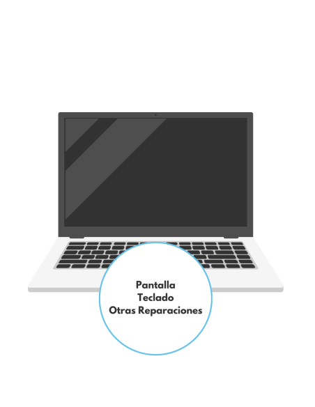 Reparar Teclado, Pantalla, Touchpad, Botón Encendido y otros componentes