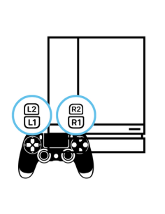 Reparación Botones L o R (unidad) Playstation 4