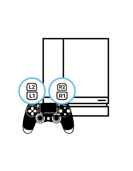 Reparación Botones L o R (unidad) Playstation 4