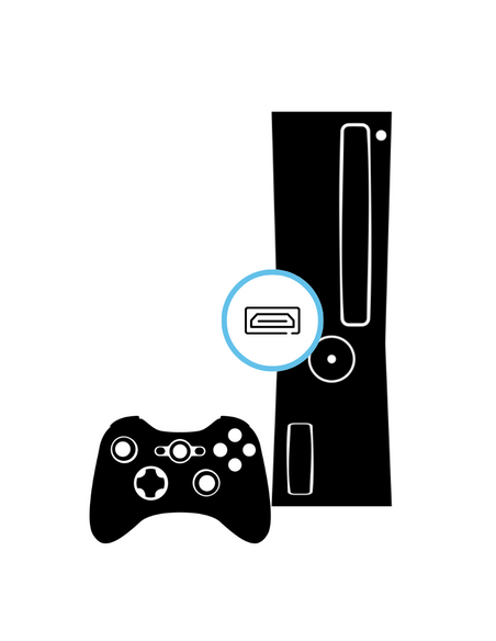 Reparación Cambio conector HDMI Xbox 360 Elite (HDMI Negra)