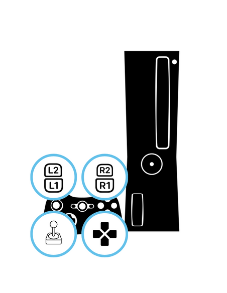 Reparación Joystick o Botones Mando X360 Elite (HDMI Negra)